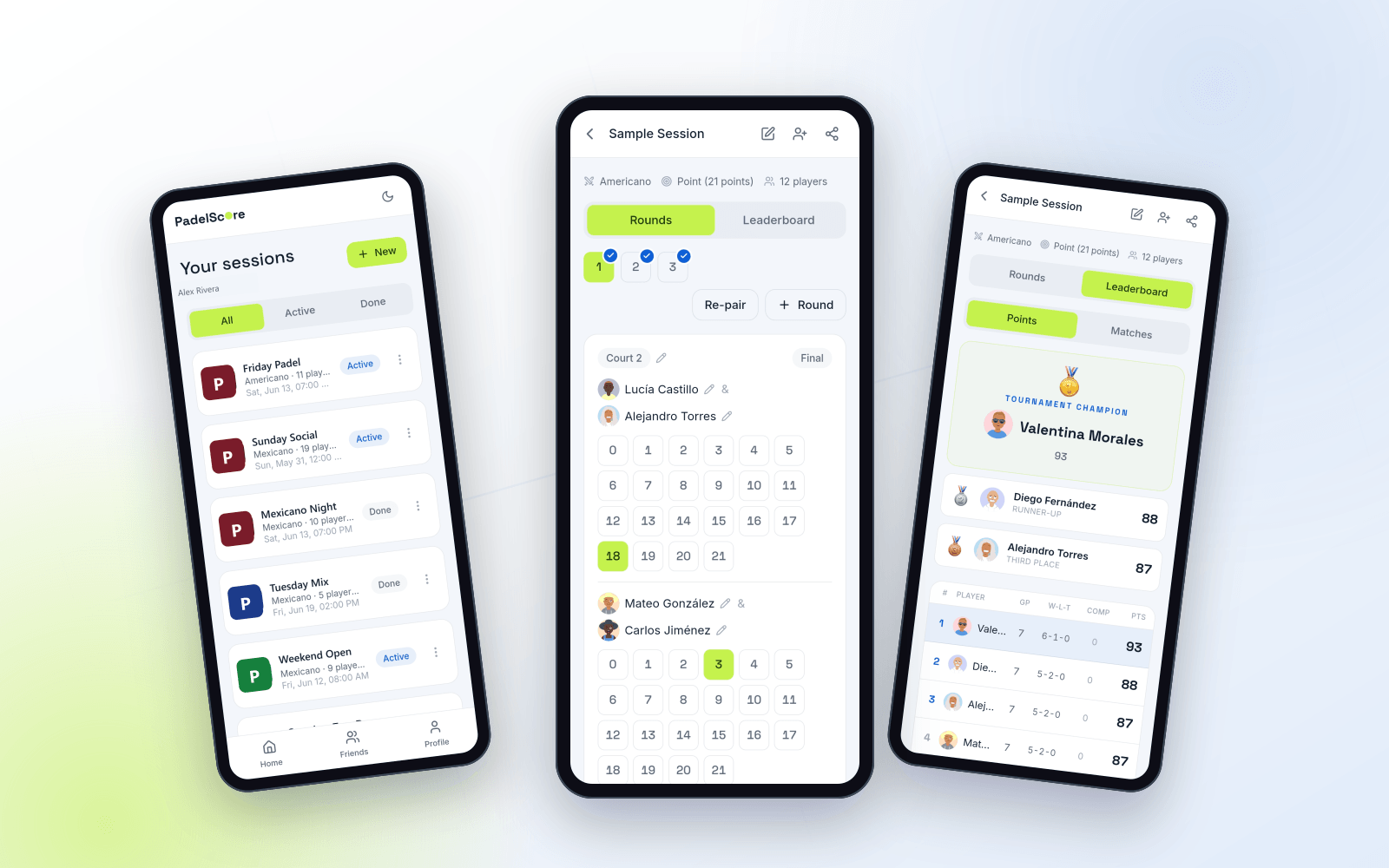 PadelScore project preview